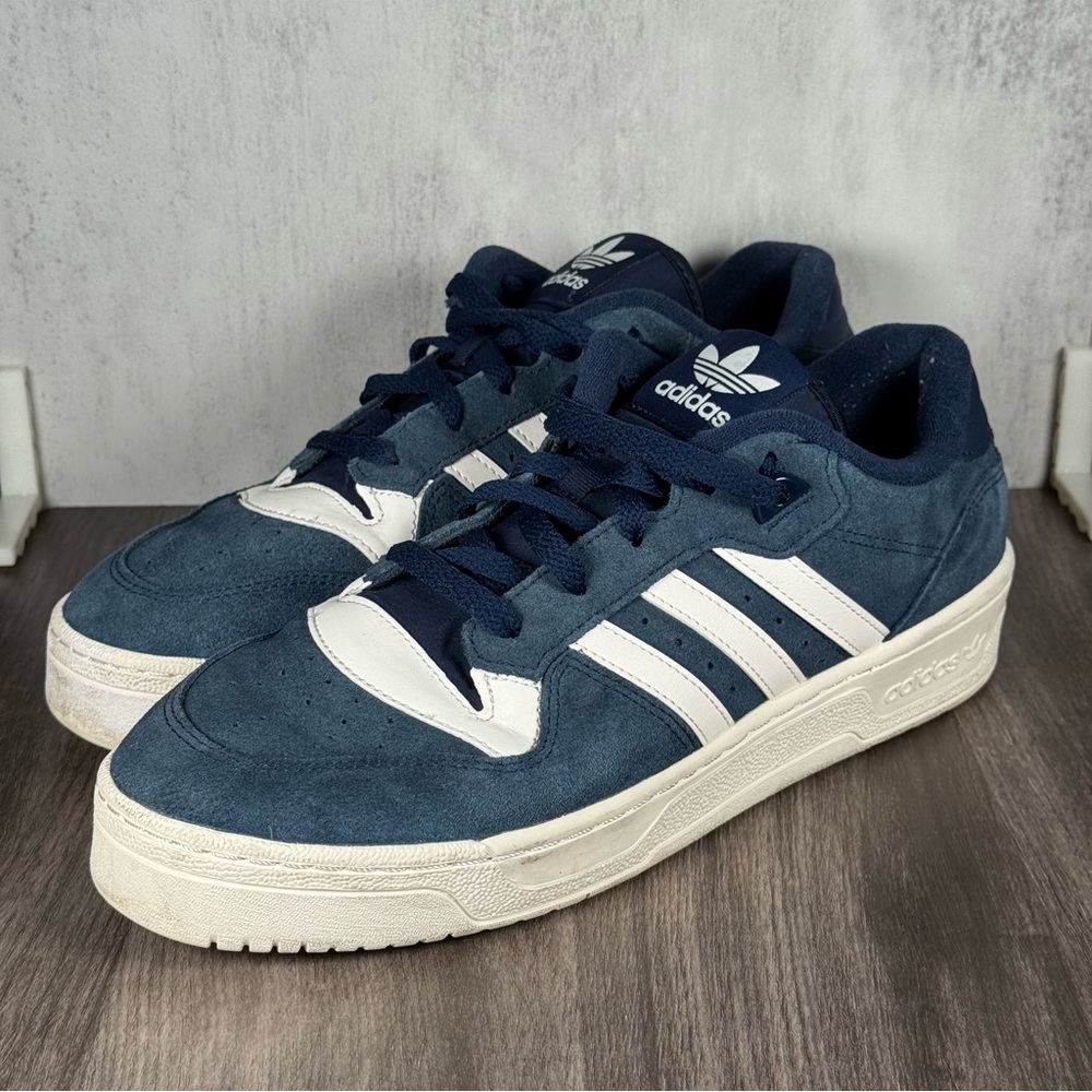Adidas Rivalry Low Navy Blue/White Shoes Size 10 Men IE9910